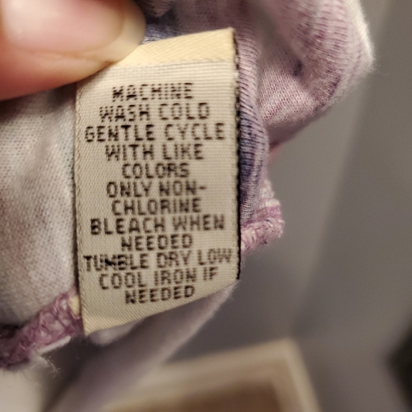 Ruff Hewn Purple White Stripped Tshirt - Picture 5 of 6